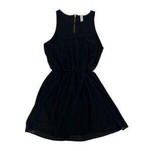 xhilaration Black Sleeveless Cinched Waist Mini Dress Size XS Women’s